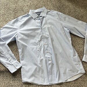 Men's Van Heusen Button Down Dress Shirt | Business Casual | Slim Fit